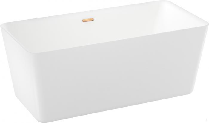 Отдельностоящая акриловая ванна Wellsee DeSire 231501004, 159,5*77 см, цвет белый глянец. Набор 4 в 1: ванн - фото 3 - id-p225463902