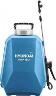 Опрыскиватель Hyundai HYSP 1212, аккумуляторный, ранцевый, 12л, голубой/серый