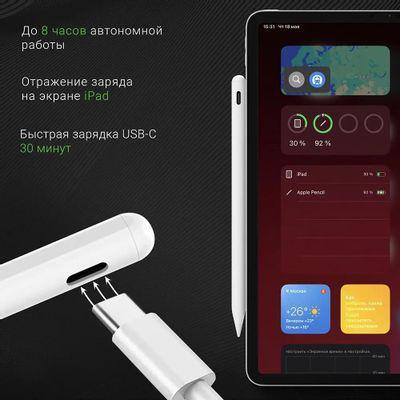 Стилус Digma Pro i2, Apple iPad/Pro/Air/Mini, белый [dgspi2wt] - фото 8 - id-p225508959