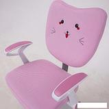 Компьютерное кресло AksHome Catty White (котенок розовый), фото 9