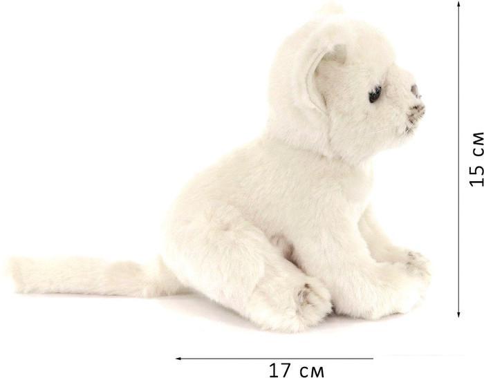 Классическая игрушка Hansa Сreation Львенок белый 7291 (17 см) - фото 2 - id-p226135226