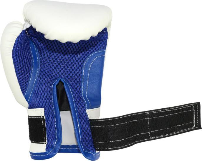 Тренировочные перчатки Rusco Sport 10 oz (белый/синий) - фото 5 - id-p225826628