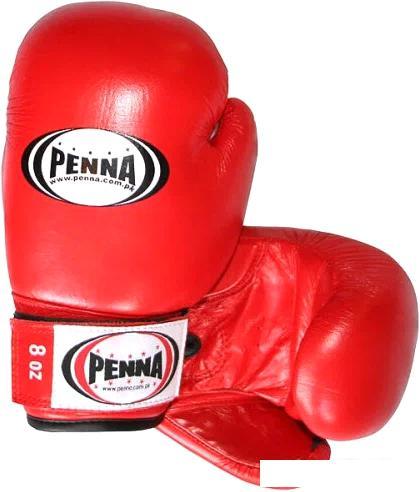 Тренировочные перчатки Penna 02-006 (8 oz, красный) - фото 1 - id-p225826633
