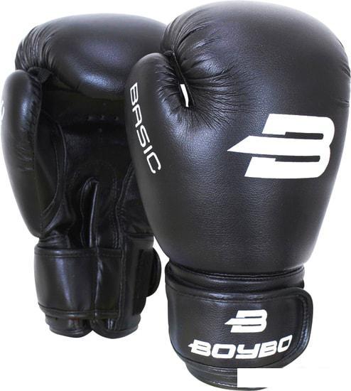 Перчатки для единоборств BoyBo Basic 8 OZ (черный) - фото 1 - id-p225826890