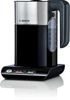 Чайник электрический Bosch TWK8613P, 2400Вт, черный и серебристый