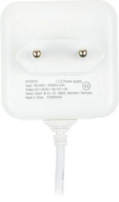 Сетевое зарядное устройство HAMA H-183318, 8-pin Lightning (Apple), 3A, белый [00183318] - фото 7 - id-p225827340