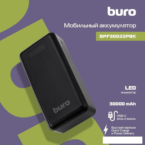 Внешний аккумулятор Buro BPF30D 30000mAh (черный) - фото 4 - id-p226412615