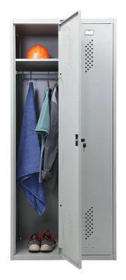 Шкаф для одежды ПРАКТИК LS 21-80 металл, 1830мм х 813мм серый [s23099552102] - фото 2 - id-p225827374