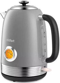 Чайник электрический KitFort КТ-6605, 2200Вт, серый