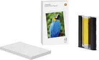 Фотобумага Xiaomi Instant Photo Paper 6", A6, для термической печати, 40л, 273г/м2, белый, фактура гладкая,