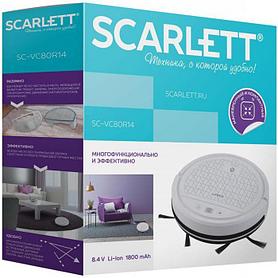 Робот-пылесос Scarlett SC-VC80R14, 15Вт, белый/белый