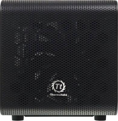 Корпус miniITX Thermaltake Core V1, Mini-Tower, без БП, черный [ca-1b8-00s] - фото 4 - id-p226650544