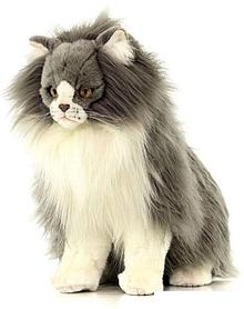 Классическая игрушка Hansa Сreation Персидский кот Табби серый с белым 5012 (38 см)
