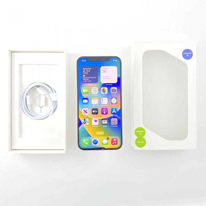 Apple iPhone 12 64 GB White (Восстановленный)