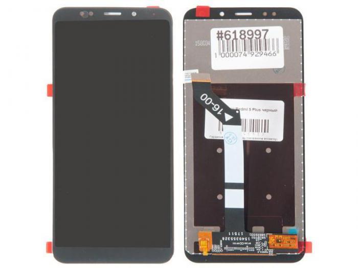 RocknParts для Xiaomi Redmi 5 Plus Black 618997 - фото 1 - id-p226579571