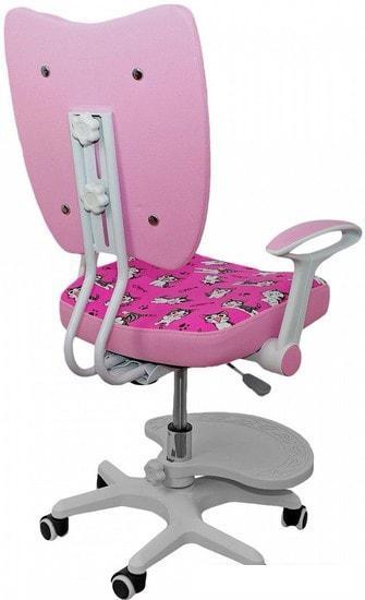 Детское ортопедическое кресло AksHome Pegas (розовый с котятами) - фото 6 - id-p226135391