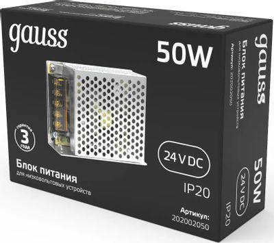 Блок питания GAUSS 202002050 для светодиодных лент - фото 3 - id-p225963449