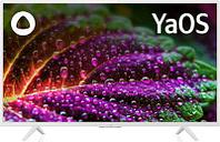 43" Телевизор BBK 43LEX-7290/FTS2C (W), FULL HD, белый, СМАРТ ТВ, YaOS