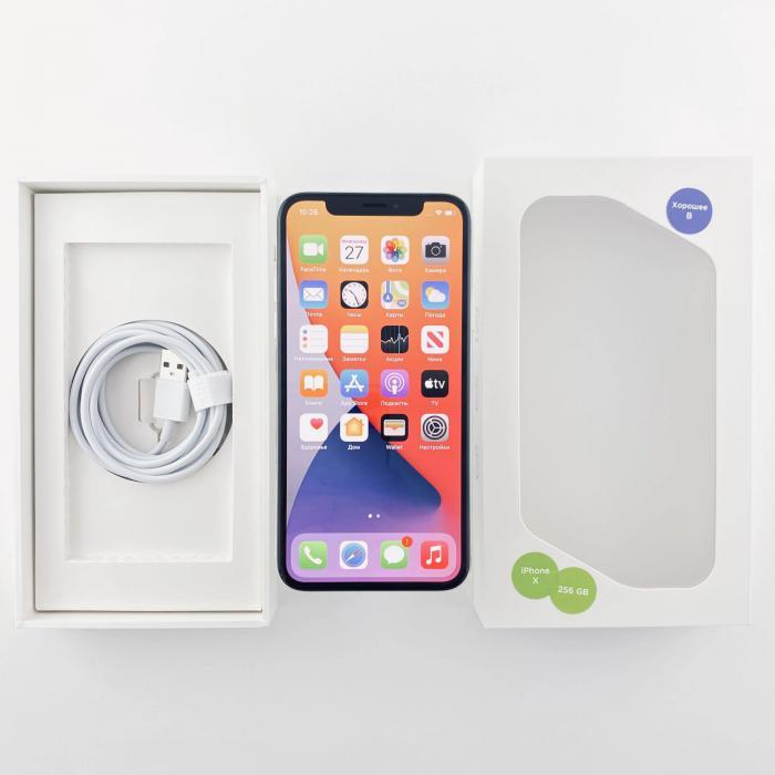 Apple iPhone X 256 GB Silver (Восстановленный)