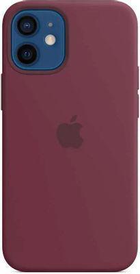 Чехол (клип-кейс) Apple Silicone Case with MagSafe, для Apple iPhone 12 mini, противоударный, сливовый - фото 1 - id-p226410091
