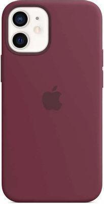 Чехол (клип-кейс) Apple Silicone Case with MagSafe, для Apple iPhone 12 mini, противоударный, сливовый - фото 4 - id-p226410091