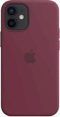 Чехол (клип-кейс) Apple Silicone Case with MagSafe, для Apple iPhone 12 mini, противоударный, сливовый - фото 5 - id-p226410091