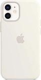 Чехол (клип-кейс) Apple Silicone Case with MagSafe, для Apple iPhone 12 mini, противоударный, белый, фото 4