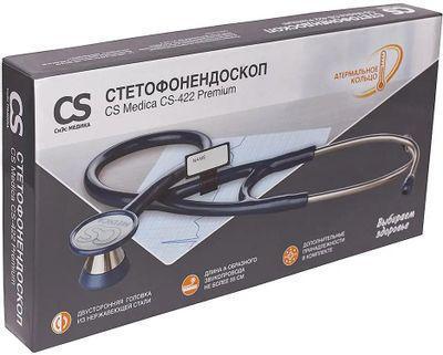 Стетофонендоскоп CS MEDICA CS-422 Premium, синий - фото 2 - id-p226410101