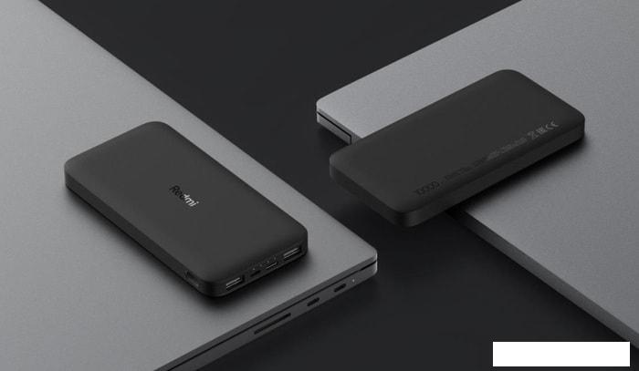 Портативное зарядное устройство Xiaomi Redmi Power Bank 10000mAh (черный) - фото 6 - id-p226579753