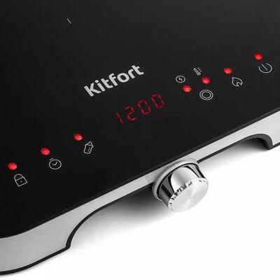 Плита Индукционная Kitfort КТ-148 черный/серебристый стеклокерамика (настольная) - фото 4 - id-p226161547