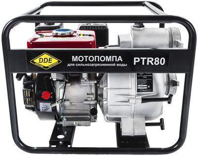 Мотопомпа бензиновая DDE PTR80, для грязной воды, 1080л/мин - фото 2 - id-p226578661