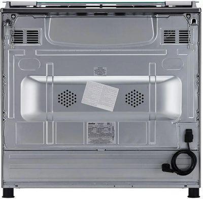 Газовая плита Simfer F96MH52001, электрическая духовка, стеклянная крышка, чугун, серебристый - фото 4 - id-p226410217