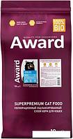 Сухой корм для кошек Award Adult Sterilized (для стерилизованных с белой рыбой с добавлением семян льна,