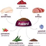 Сухой корм для кошек Award Adult Sterilized (для стерилизованных с белой рыбой с добавлением семян льна,, фото 5