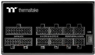 Блок питания Thermaltake Toughpower iRGB Plus ( DIGITAL), 1000Вт, 140мм, черный, retail [ps-tpi-1000f3fdge-1] - фото 3 - id-p226410332
