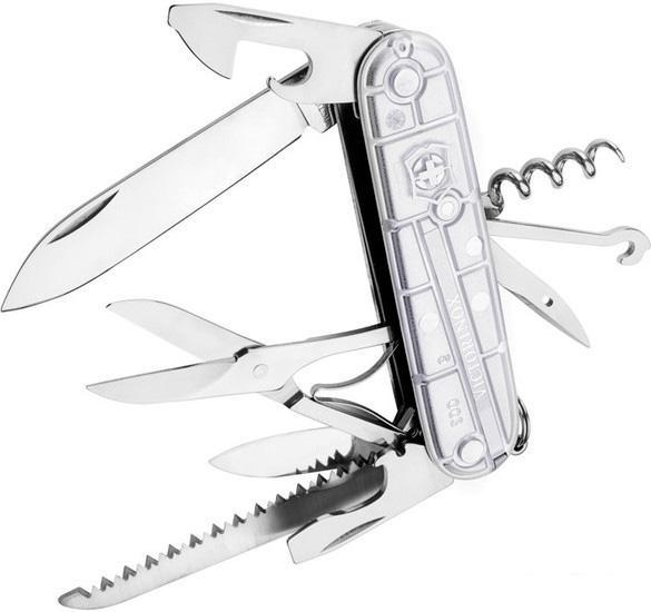 Туристический нож Victorinox Huntsman SilverTech (1.3713.T7) - фото 1 - id-p226205824