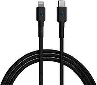 Кабель ZMI AL873K, Lightning (m) - USB Type-C (m), 1м, MFI, в оплетке, черный