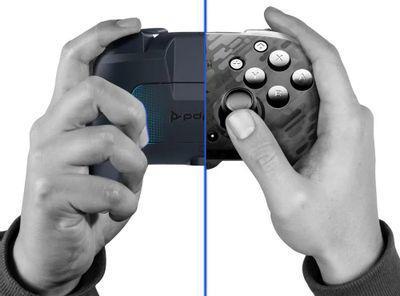 Беспроводной контроллер Faceoff для Nintendo Switch черный камуфляж - фото 3 - id-p226075744