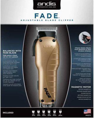 Машинка для стрижки ANDIS US-1 Fade Adjustable Blade Clipper позолоченный металлик [66375] - фото 3 - id-p226075950
