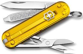 Мультитул Victorinox Classic SD Transparent (желтый)