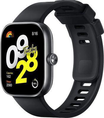 Смарт-часы Xiaomi Redmi Watch 4, 1.97", черный / черный [bhr7854gl] - фото 1 - id-p226578768
