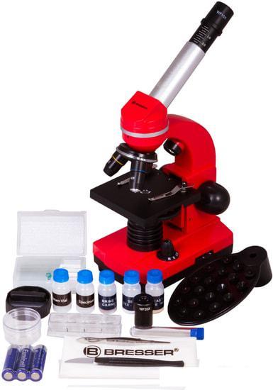Детский микроскоп Bresser Junior Biolux SEL 40 1600x 74320 (красный) - фото 7 - id-p226140115