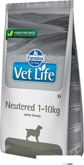 Сухой корм для собак Farmina Vet Life Neutered 1-10kg Dog (для кастрированных или стерилизованных собак весом - фото 1 - id-p226205972