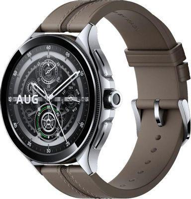 Смарт-часы Xiaomi Watch 2 Pro M2234W1, 1.43", серый / коричневый [bhr7216gl] - фото 1 - id-p226578795