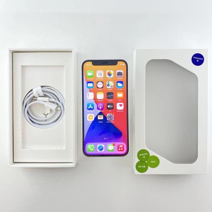 Apple iPhone 12 mini 64 GB White (Восстановленный)