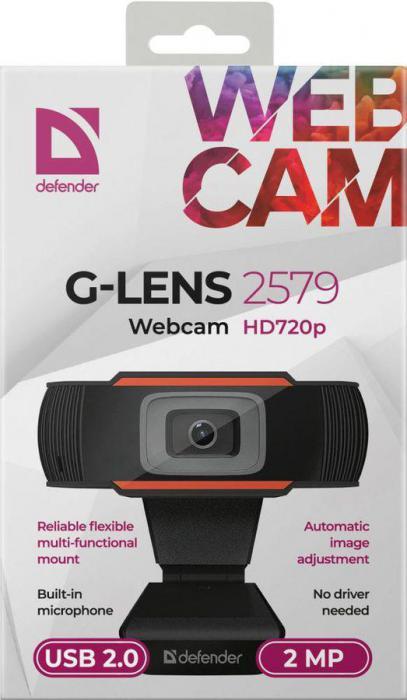 Web-камера Defender G-Lens 2579, черный/оранжевый [63179] - фото 2 - id-p226578830