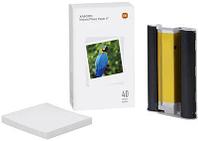 Фотобумага Xiaomi Instant Photo Paper 3", A7, для термической печати, 40л, 273г/м2, белый, фактура гладкая,