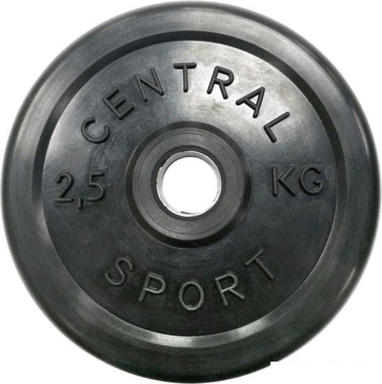 Диск Central Sport Обрезиненный 2.5 кг 26 мм - фото 1 - id-p226140171