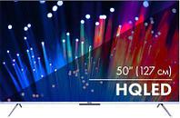 50" Телевизор HAIER Smart TV S3, QLED, 4K Ultra HD, серебристый, СМАРТ ТВ, Android