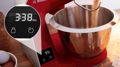 Кухонная машина Bosch MUM5X720, красный / серый - фото 6 - id-p226304014